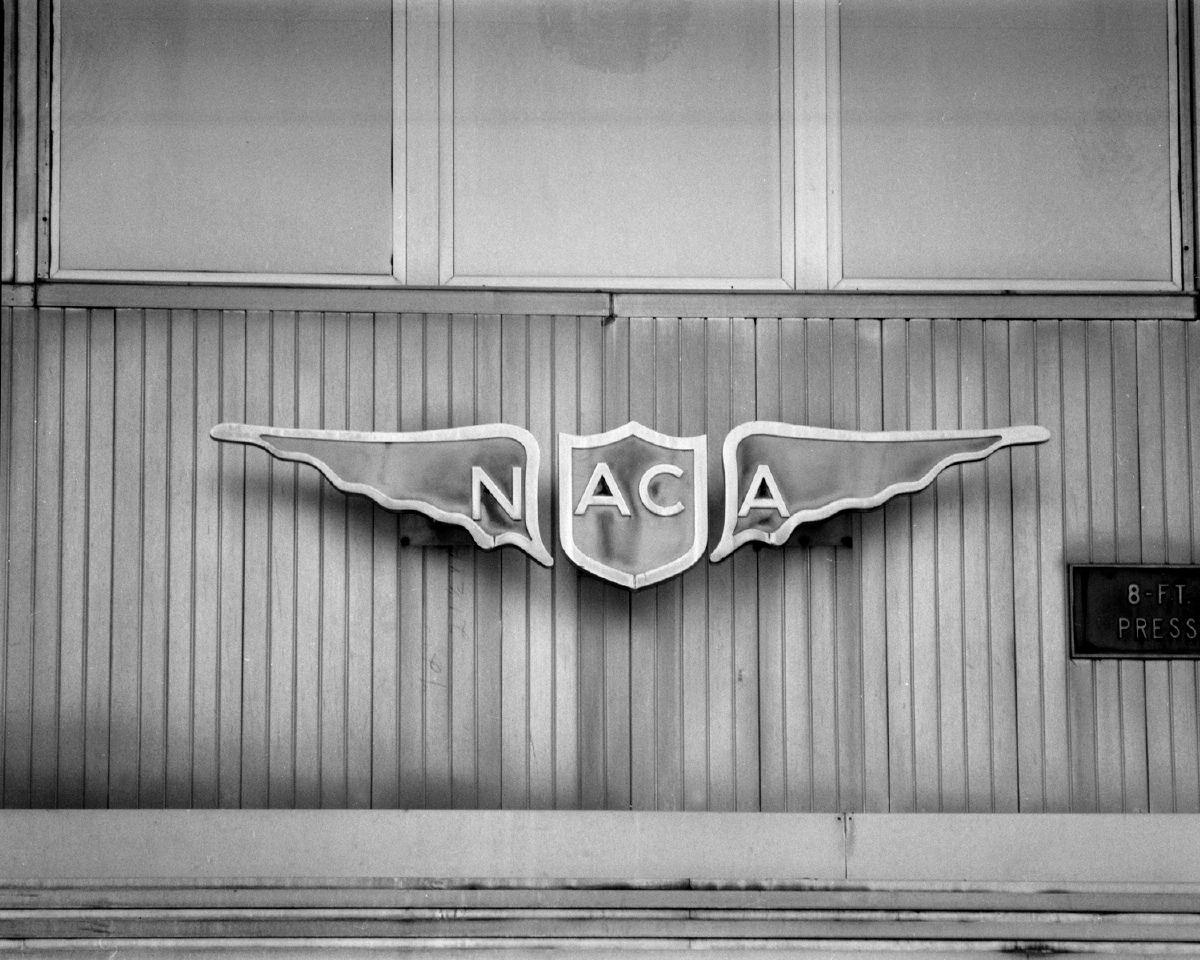 Aeronautics NACA Logo - This NACA sign, the emblem for NASA's predecessor the National ...
