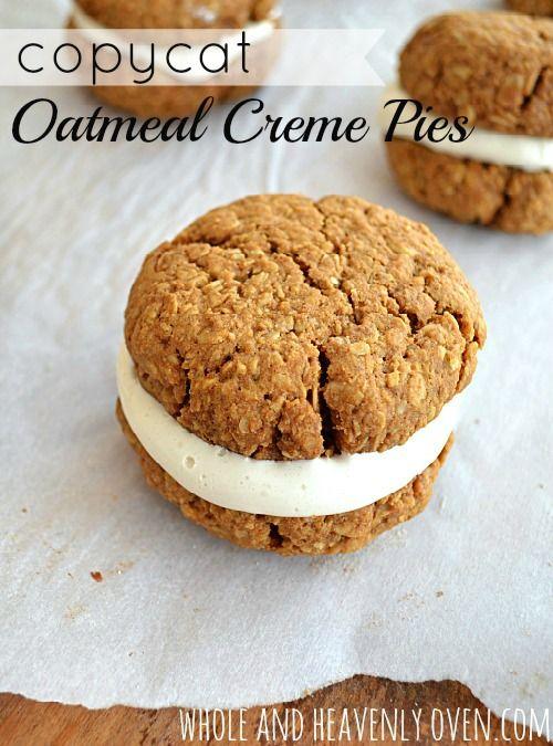 Oatmeal Creme Pies Logo - Copycat Oatmeal Creme Pies and Heavenly Oven