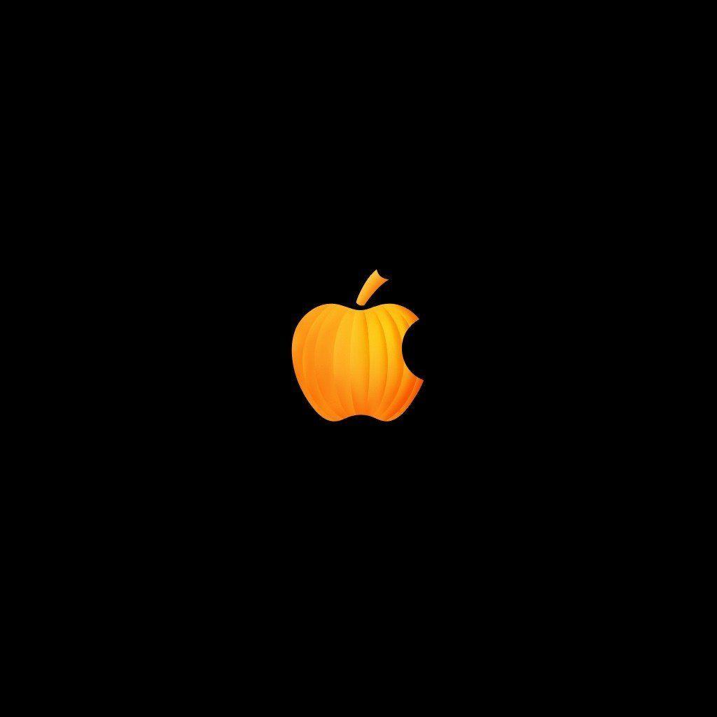 Orange Apple Logo - Apple Logo - Orange Pumpkin | Apple | Apple logo, Apple, Halloween ...