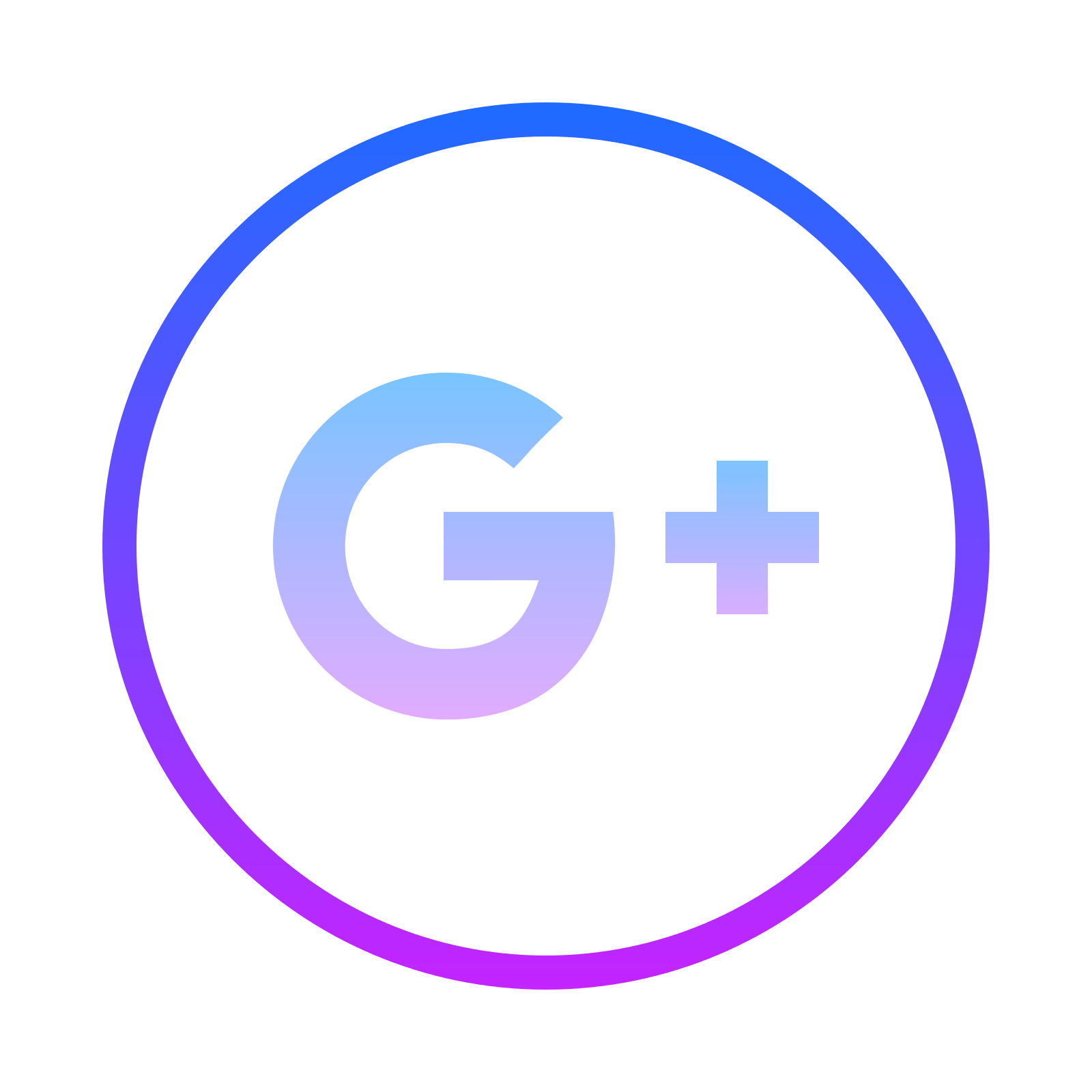 New Google Plus Circle Logo - Google Plus Png Logo Transparent PNG Logos