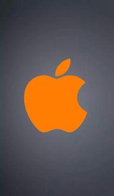 Orange Apple Logo - 2620 Best Apple'tite! images | Apple iphone, Apple wallpaper iphone ...