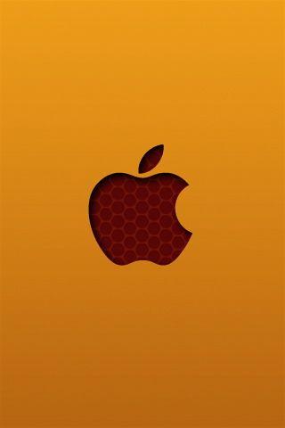 Orange Apple Logo - Orange Apple Logo iPhone Wallpaper Download | Apple Love! | Iphone ...