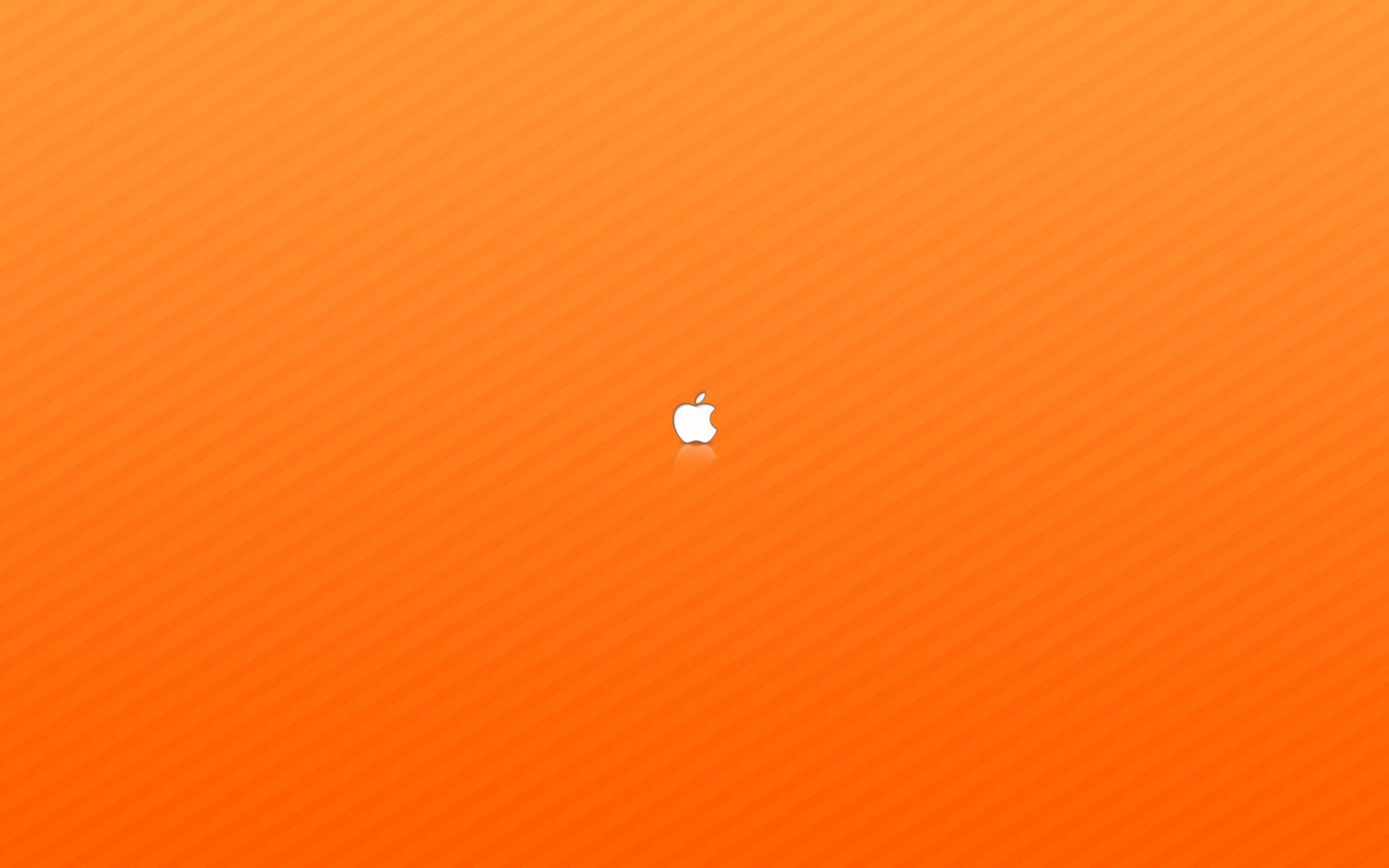 Orange Apple Logo - Orange Apple Wallpaper