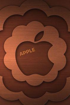 Orange Apple Logo - Best Apple Bloom! image. Apple iphone, Apples, Background image