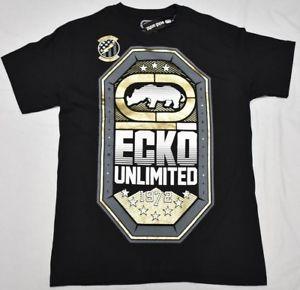 Ecko Clothing Logo - Ecko Unltd T-Shirt Men Size M Rhino Logo Graphic Tee Black Urban ...