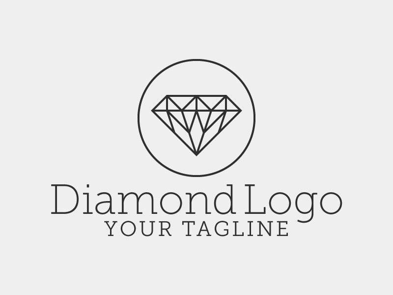 Diamon Logo - Diamond Logo Template | RainbowLogos