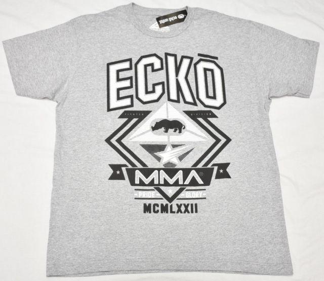 Ecko Clothing Logo - Ecko Unltd T-shirt Men's Size M MMA Logo Graphic Tee Grey Urban ...