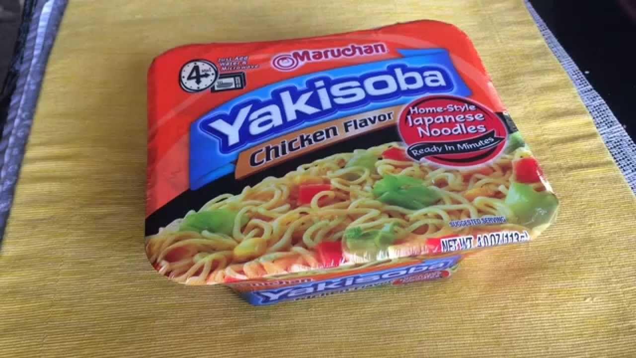 Yakisoba Maruchan Logo - Maruchan YAKISOBA Chicken Flavor Review - YouTube