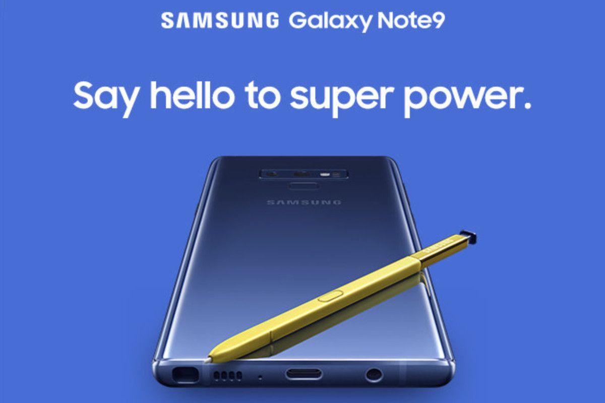 Samsung Note 9 Logo - Samsung accidentally leaks another look at the Galaxy Note 9 - The Verge