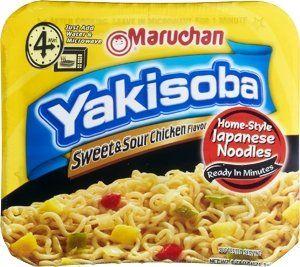 Yakisoba Maruchan Logo - Amazon.com : Maruchan Yakisoba Sweet & Sour Chicken Flavor Home