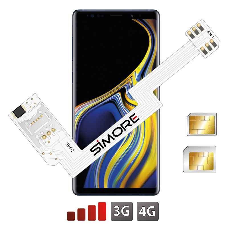 Samsung Note 9 Logo - ZX-Twin Galaxy Note 9 Dual SIM card adapter for Samsung Galaxy Note ...
