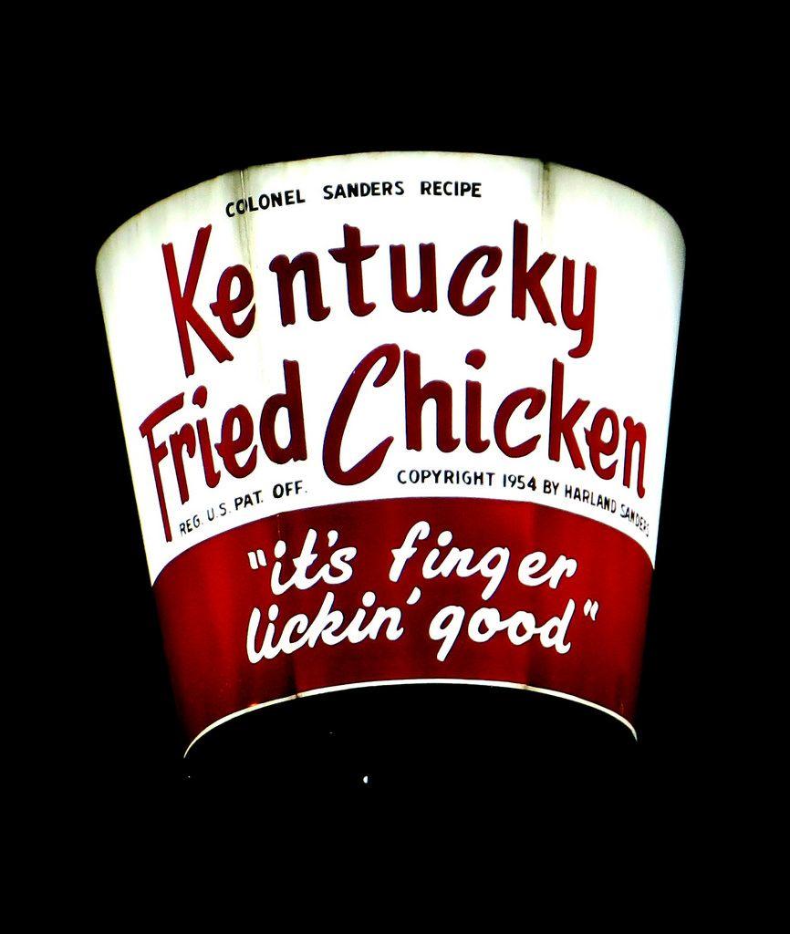 Vintage KFC Logo - SUPER RARE Kentucky Fried Chicken Bucket Sign - San Jose, … | Flickr