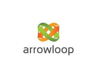 Ribbon Used On Logo - Arrow Loop Logo design style logo of arrows. Logo can be