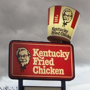 Vintage KFC Logo - Long before KFC we knew it as Kentucky Fried Chicken and the Colonel ...