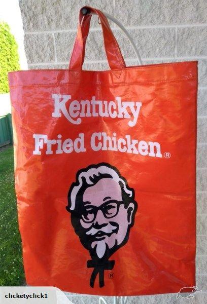 Vintage KFC Logo - Vintage Kentucky Fried Chicken Tote Bag Pre-KFC Name Change | Trade Me