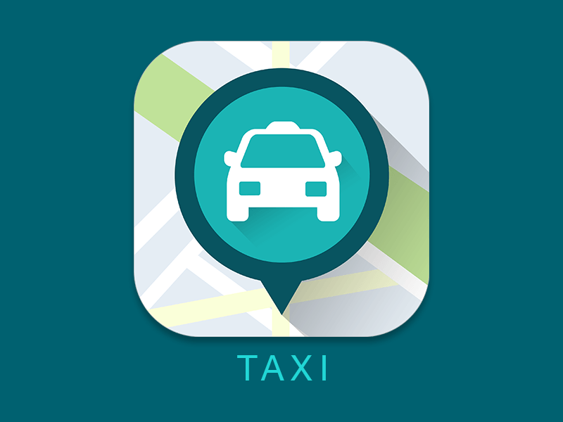 Taxi App Logo - Taxi App Icon by DK | Dribbble | Dribbble
