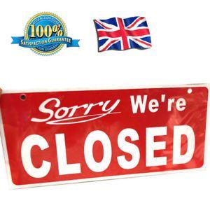 Red White Restaurant Logo - we-are-Sorry-we-are-closed-Shop-amp-Restaurant-Opening-Door-Red ...