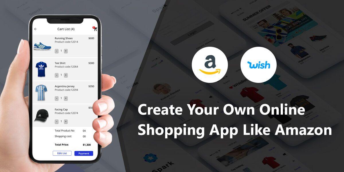 Amazon Shopping App Logo - How to Make Your Own Shopping App like Amazon?