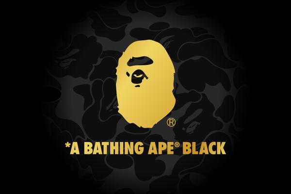 Black BAPE Logo - A BATHING APE® BLACK. us.bape.com