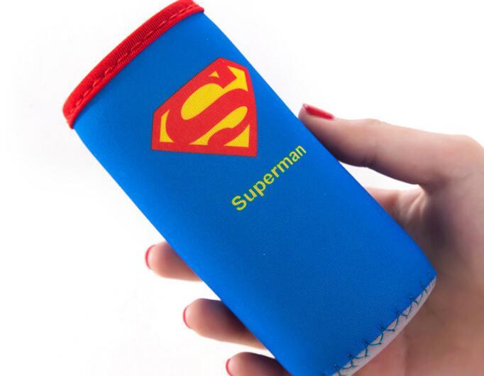 Opaque Superman Logo - 1PC 300ml Fashion Creative Cartoon cloth glass Glasses Water Bottle ...