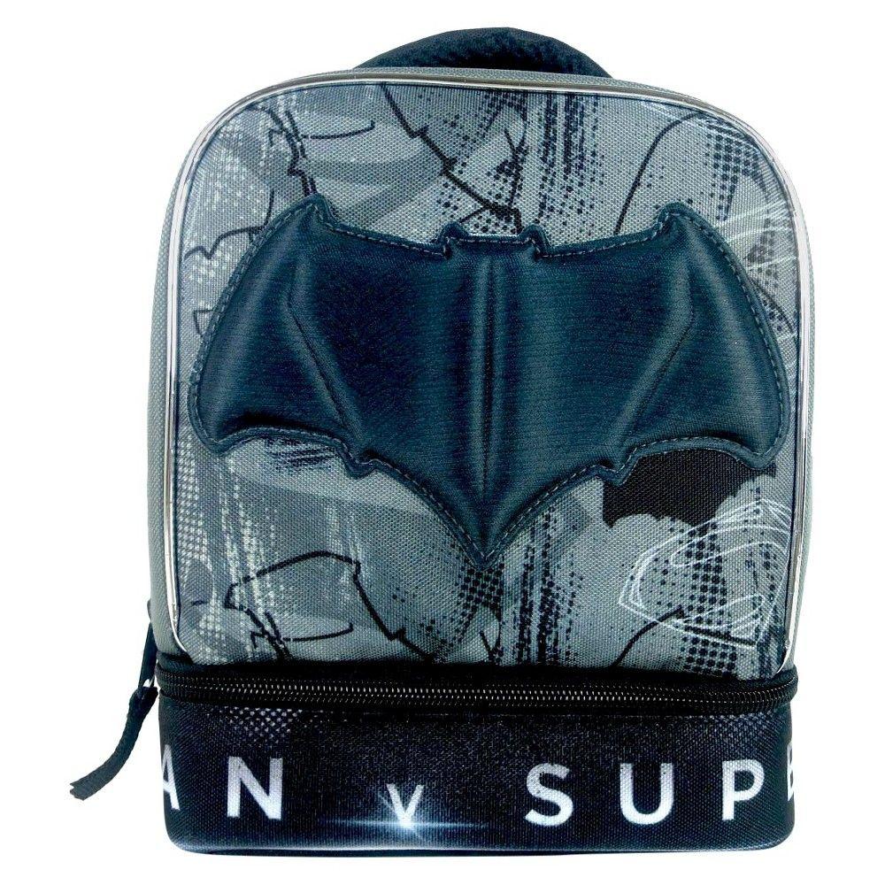 Opaque Superman Logo - Warner Bros. Batman-Superman 7.5 3D Logo Drop Bottom Lunch Kit ...