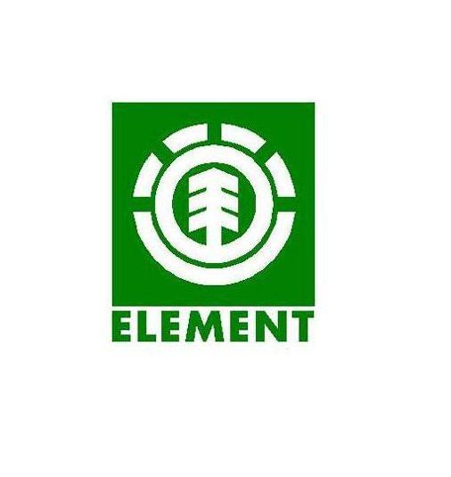 Element Clothing Logo - Element Clothing Circle Logo. Die Cut Vinyl Sticker Decal. Sticky