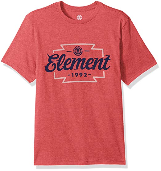 Element Clothing Logo - Element Men's Logo T Shirt Heathered Colors: Clothing