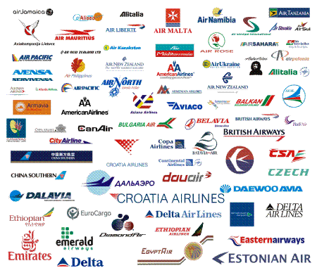Famous Airline Logo - Important airline Logos