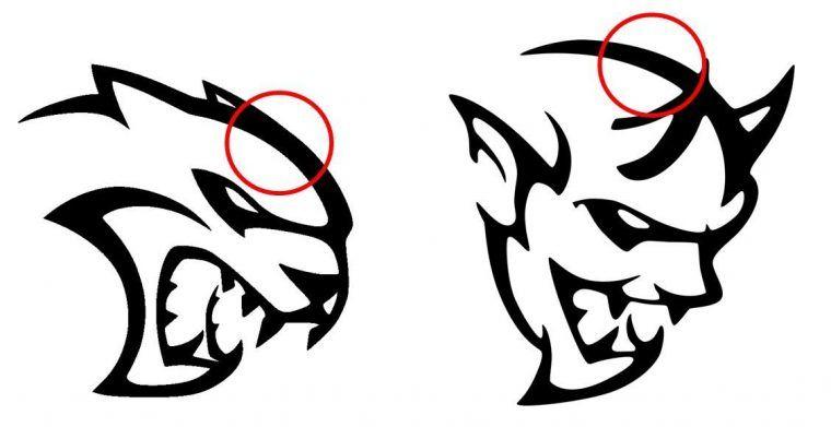 Demon Logo - Behind the Badge: Striking Similarities Between the Dodge Demon