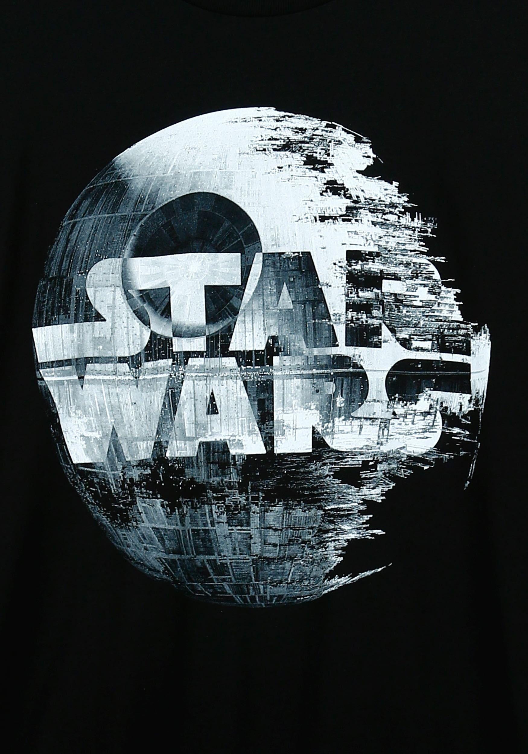 T and Star Logo - Star Wars Death Star Logo T Shirt