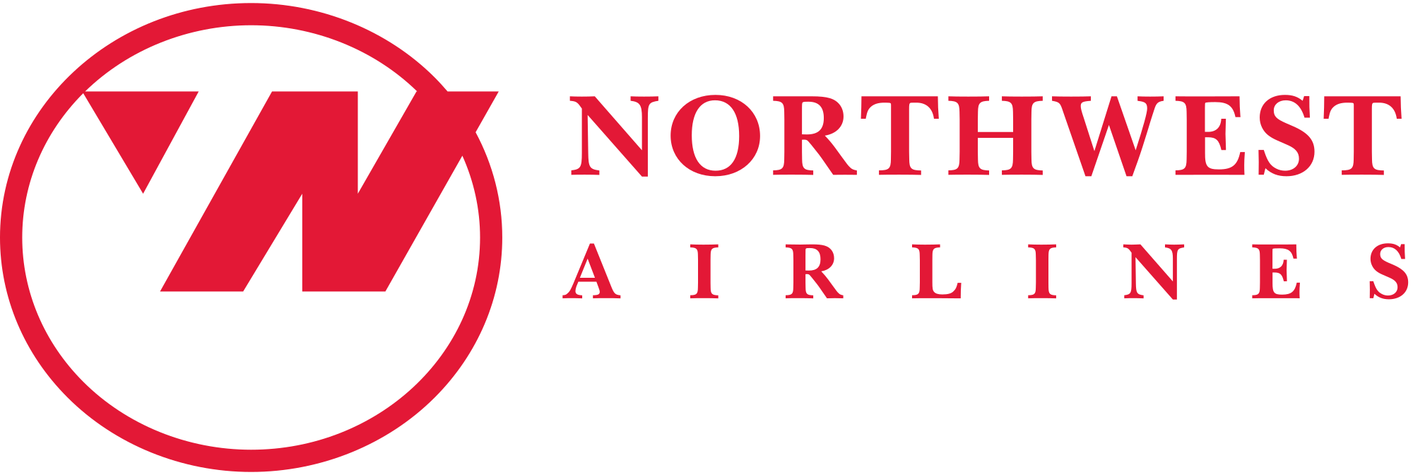 Northwest Airlines Logo - Northwest Airlines 1989 2003.svg