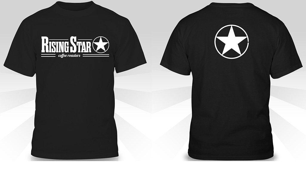T and Star Logo - T-Shirt Rising Star Logo - Rising Star Coffee Roasters