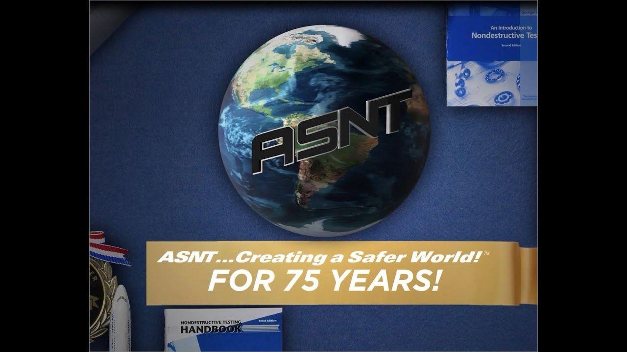 ASNT Logo - ASNT's History - 75 Years - YouTube