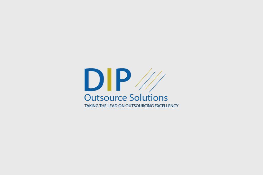 Outsource Logo - Dip Outsource Solutions Logo Design - Dip Outsource Solutions