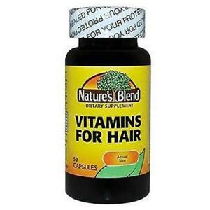 Nature's Blend Logo - Nature's Blend Vitamins for Hair Tablets 50ct 079854201123a503