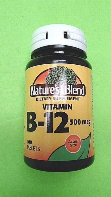 Nature's Blend Logo - Nature's Blend Vitamin B 12 500 Mcg 100 Tablets