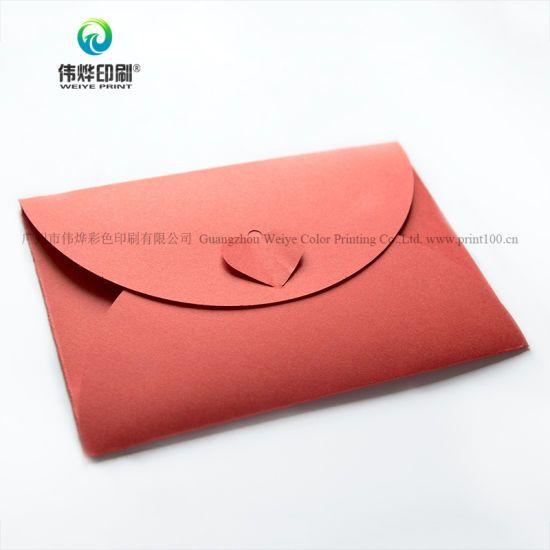 Red Envelope Logo - Custom Logo Wholesale Printed Red Envelope Card Mini Gift Envelope Printing