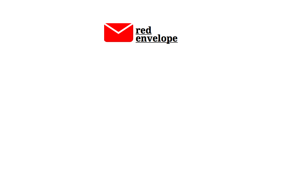 Red Envelope Logo - CodePen - SVG Logo 5 - Red Envelope