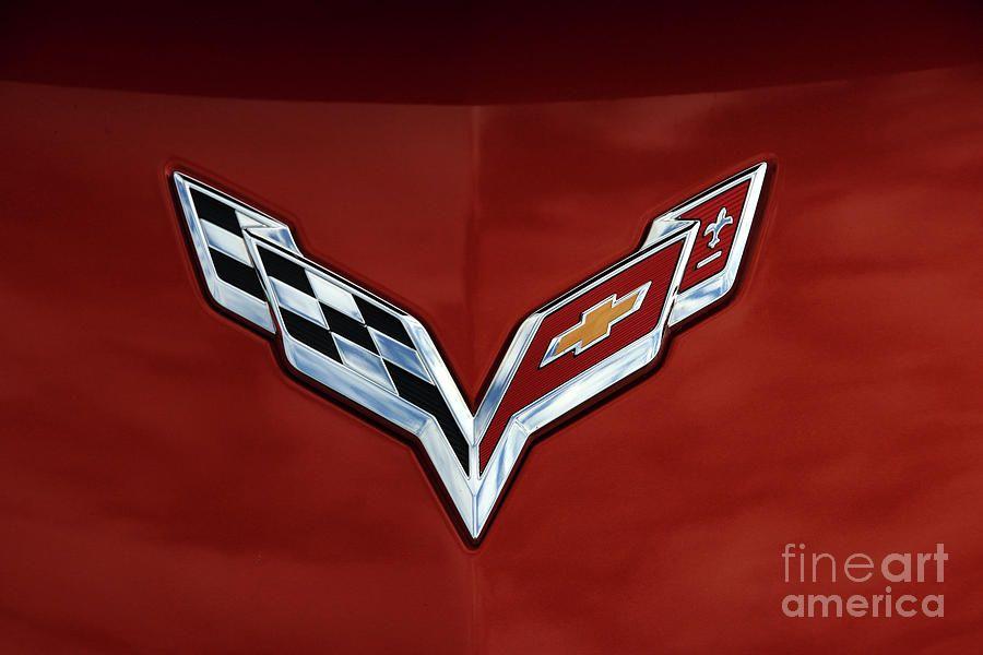 2015 Corvette Logo - Bronze Corvette Logo 8713 Photograph By Gary Gingrich Galleries