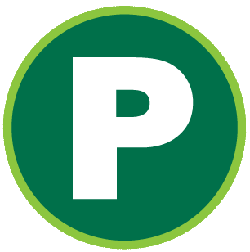 Green P Logo - Parking. Greenville, SC