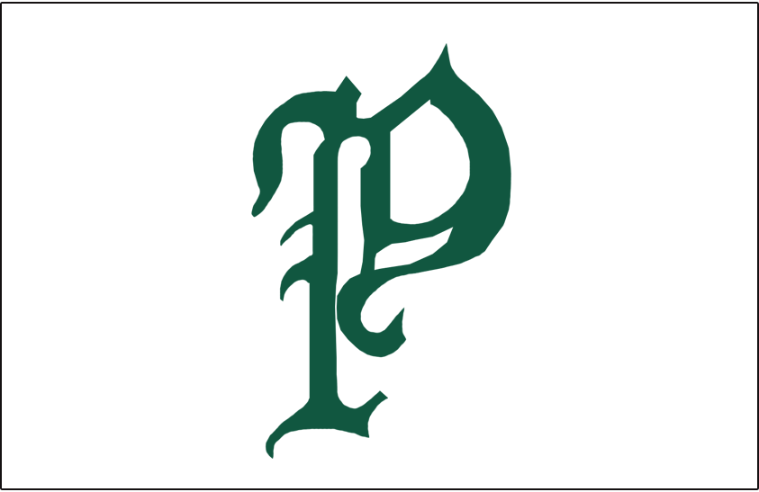 Green P Logo - Philadelphia Phillies Jersey Logo - National League (NL) - Chris ...