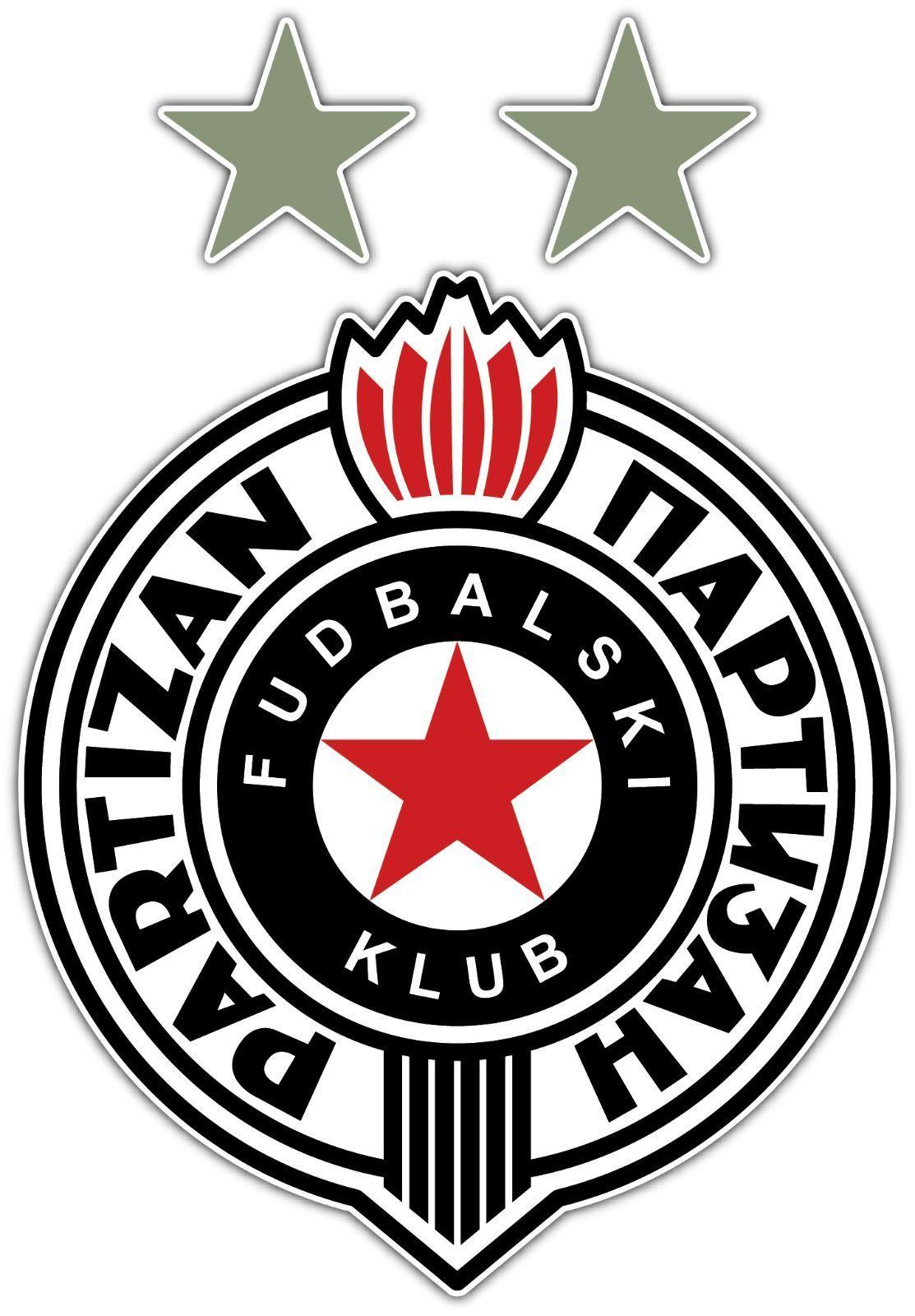 Serbia Soccer Logo - $2.99 - Fk Partizan Fc Serbia Football Soccer Car Bumper Sticker ...
