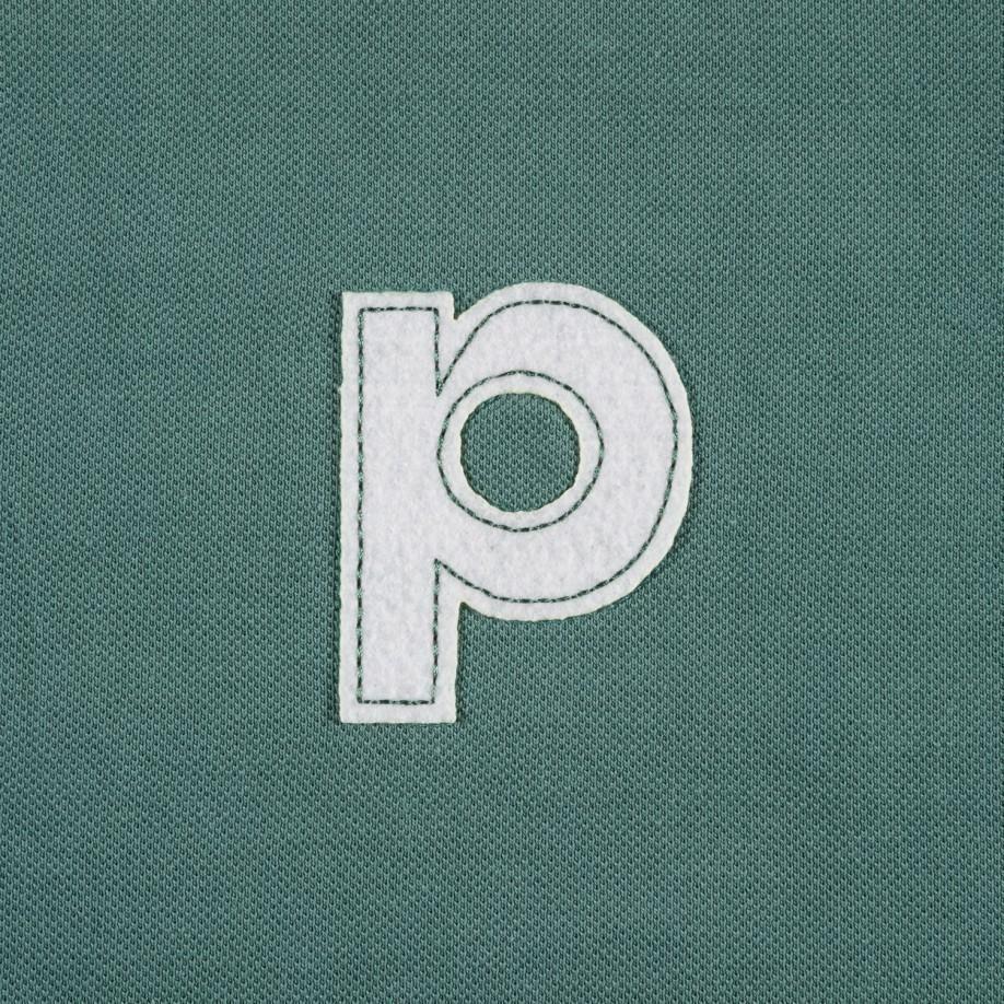 Green P Logo - Paul Smith Washed Green P Logo Pima Cotton Polo Shirt In Green