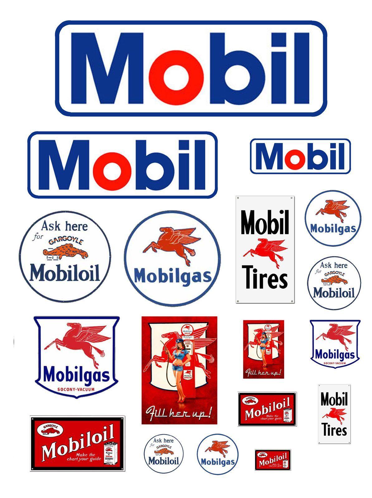 Old Mobil Oil Logo - LogoDix