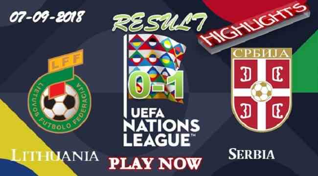 Serbia Soccer Logo - VIDEO: Lithuania 0-1 Serbia HIGHLIGHTS 07.09.2018 | video PPsoccer
