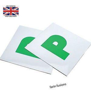 Green P Logo - X MAGNETIC JUST PASSED PASS NEW DRIVER GREEN P PLATE PLATES FOR
