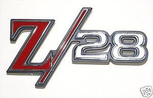 69 Camaro Logo - CAMARO Z28 REAR BACK PANEL EMBLEM 69 Z 28 Z 28