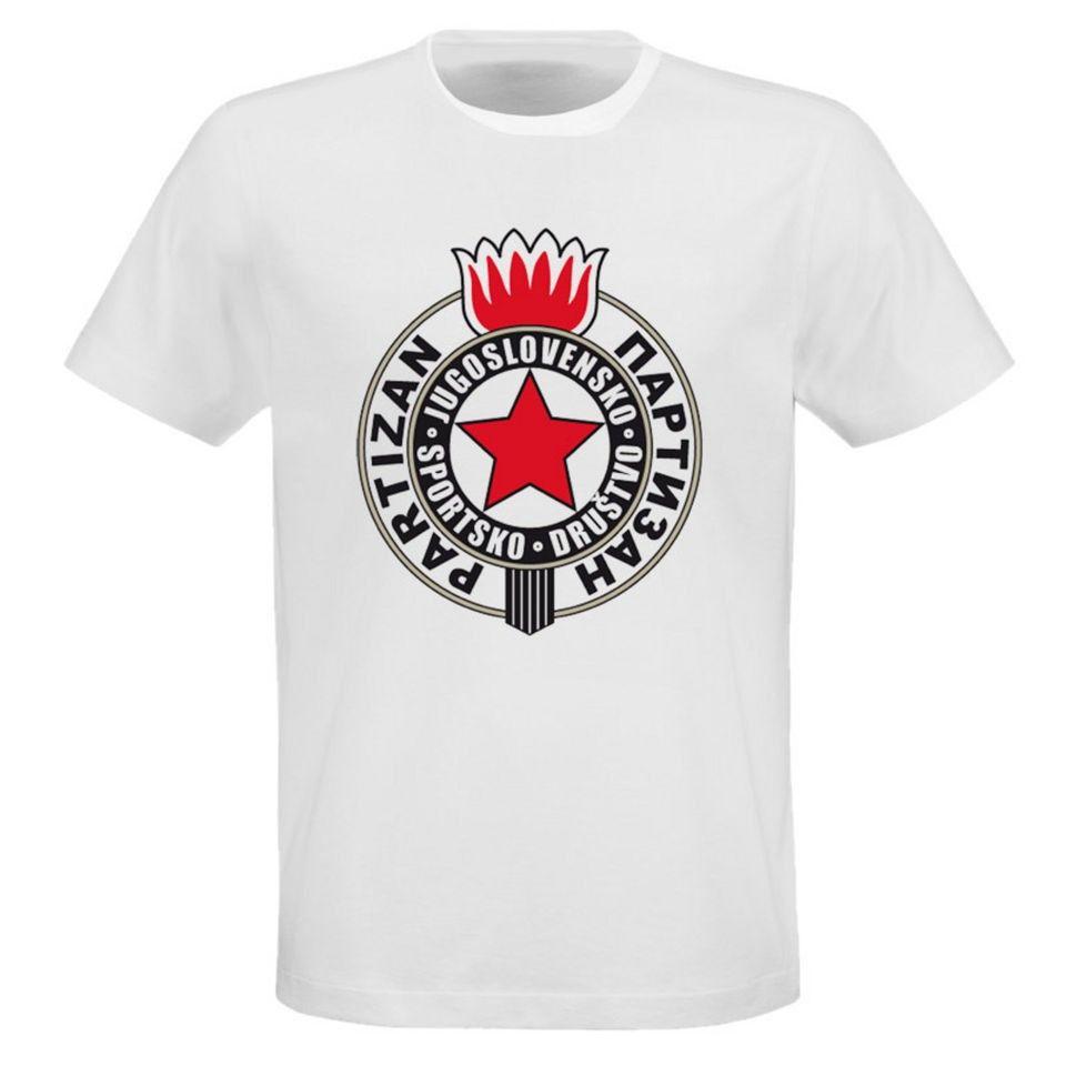 Serbia Soccer Logo - Partizan Belgrade Serbia Soccer Logo T Shirt on PopScreen