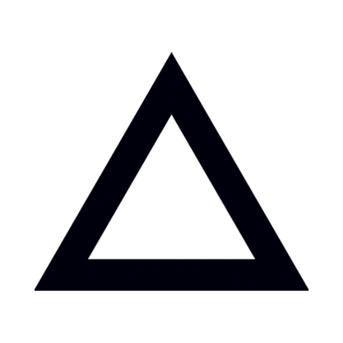 White Triangle Logo - Triangle by Team Tattly from Tattly Temporary Tattoos