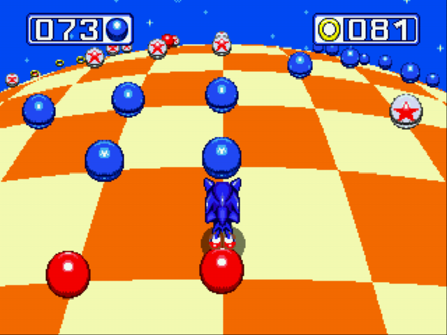 Sonic Blue Sphere Logo - Play Sonic and Knuckles